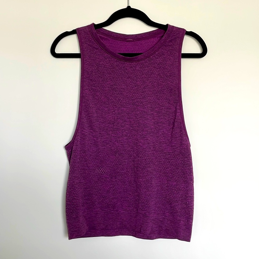 LULULEMON muscle tank with open holes